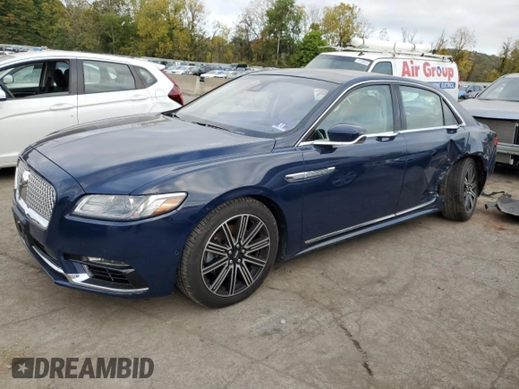 2019 Lincoln Continental Reserve z VIN 1LN6L9NP7K5609048, wystawiony jako Copart lot #74168374 z przebiegiem 43 359 mil mil oraz Szkoda całkowita • Salvage title. Historia ofert i sprzedaży dostępna na DreamBid. Obrazek 1.