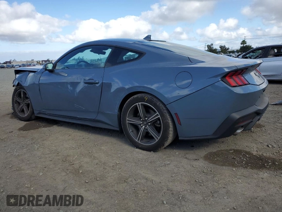 2024 Ford Mustang EcoBoost with VIN 1FA6P8THXR5107004, listed as a Copart auction lot 56758395 with 25,322 mi miles and Salvage title. Bid and sale history available at DreamBid. Image 2.