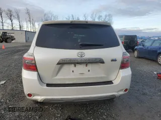 2010 Toyota Highlander Hybrid with VIN JTEBW3EH0A2042466, listed as a Copart auction lot 46064815 with 111,649 mi miles and Salvage Title. Bid and sale history available at carsss.com. Image 6.