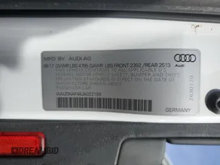 2018 Audi A4 Premium with VIN WAUDNAF48JA022159, listed as a Copart auction lot 44541125 with 78,585 mi miles and Salvage Title. Bid and sale history available at carsss.com. Image 12.