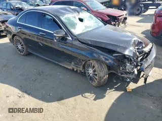 2015 Mercedes-Benz C-Class C 400 with VIN 55SWF6GB9FU024499, listed as a Copart auction lot 86056314 with 62,347 mi miles and Salvage Title. Bid and sale history available at carsss.com. Image 4.