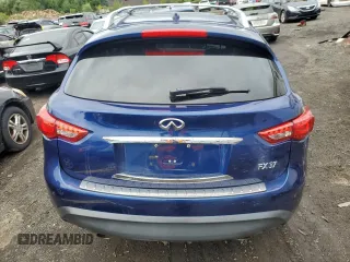 2013 Infiniti FX with VIN JN8CS1MW5DM174936, listed as a Copart auction lot 66292974 with Not Provided miles and Salvage Title. Bid and sale history available at DreamBid. Image 6.