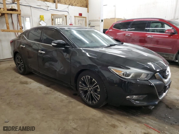 2017 Nissan Maxima SV with VIN 1N4AA6AP2HC412792, listed as a Copart auction lot 42749685 with 163,352 mi miles and Salvage Title. Bid and sale history available at carsss.com. Image 4.