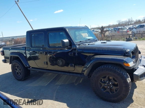 2022 Jeep Gladiator Texas Trail with VIN 1C6HJTAG2NL120506, listed as a IAAI auction lot 42048215 with 65,048 mi miles. Bid and sale history available at carsss.com. Image 12.