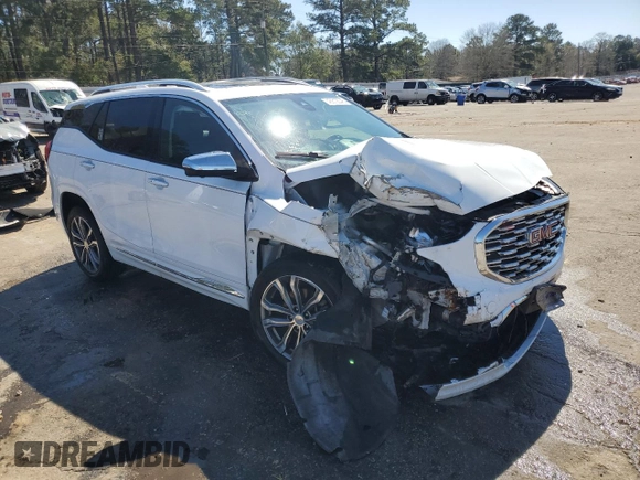2019 GMC Terrain Denali with VIN 3GKALSEX1KL260172, listed as a Copart auction lot 46812045 with 87,872 mi miles and Salvage Title. Bid and sale history available at DreamBid. Image 4.