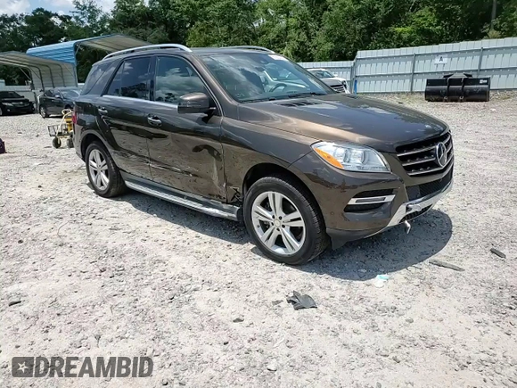 2014 Mercedes-Benz M 350 with VIN 4JGDA2EB6EA376638, listed as a Copart auction lot 61662785 with 87,328 mi miles and Salvage title. Bid and sale history available at DreamBid. Image 14.