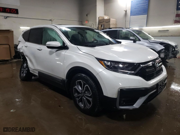 2022 Honda CR-V EX-L with VIN 5J6RW2H81NA012195, listed as a Copart auction lot 45746725 with 42,038 mi miles and Salvage Title. Bid and sale history available at carsss.com. Image 4.