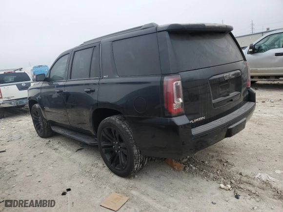 2019 GMC Yukon SLT with VIN 1GKS2BKC8KR175573, listed as a Copart auction lot 43126755 with 136,012 mi miles and Salvage Title. Bid and sale history available at carsss.com. Image 2.