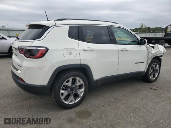 2021 Jeep Compass Limited with VIN 3C4NJCCB2MT564274, listed as a Copart auction lot 51607325 with 80,047 mi miles and Salvage Title. Bid and sale history available at carsss.com. Image 3.