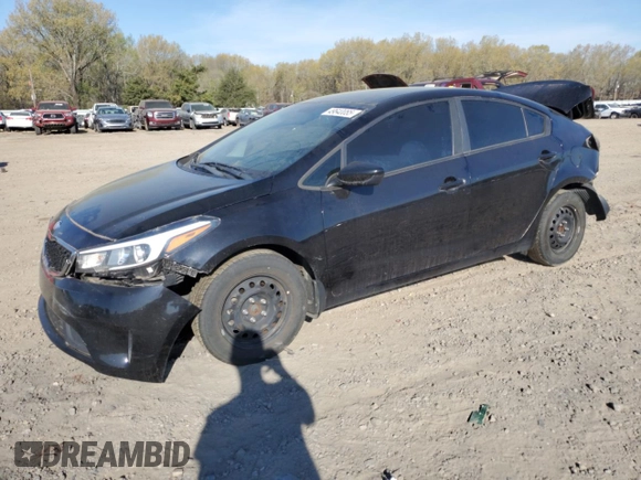 2018 Kia Forte LX with VIN 3KPFK4A78JE229817, listed as a Copart auction lot 49640085 with 125,905 mi miles and Salvage Title. Bid and sale history available at carsss.com. Image 1.