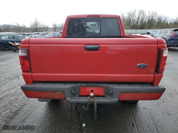 2002 Ford Ranger XL Fleet with VIN 1FTYR44U42PA01398, listed as a Copart auction lot 45995555 with 89,654 mi miles and Salvage Title. Bid and sale history available at carsss.com. Image 6.