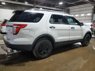 2013 Ford Utility Police Interceptor with VIN 1FM5K8AR1DGC15827, listed as a Copart auction lot 78405194 with 0 mi miles and Salvage Title. Bid and sale history available at carsss.com. Image 3.