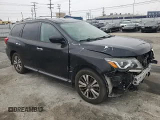 2018 Nissan Pathfinder SV with VIN 5N1DR2MN2JC670332, listed as a Copart auction lot 82413304 with 67,791 mi miles and Salvage Title. Bid and sale history available at carsss.com. Image 4.
