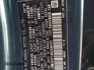 2019 Honda Clarity Plug-In Hybrid with VIN JHMZC5F19KC000252, listed as a Copart auction lot 77930244 with 68,512 mi miles and Salvage Title. Bid and sale history available at carsss.com. Image 13.