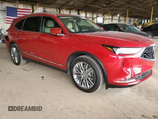 2024 Acura MDX Advance with VIN 5J8YE1H89RL017218, listed as a Copart auction lot 51712035 with 21,906 mi miles and Salvage title. Bid and sale history available at DreamBid. Image 4.