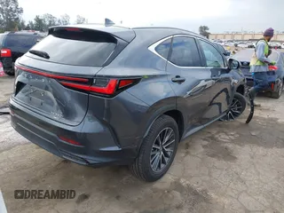 2022 Lexus NX with VIN JTJAKCEZ7N2003025, listed as a IAAI auction lot 41763745 with 74,157 mi miles. Bid and sale history available at carsss.com. Image 4.