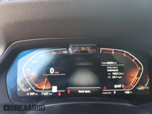 2019 BMW X7 xDrive50i z VIN 5UXCX4C54KLS38649, wystawiony jako Copart lot #46897795 z przebiegiem 60 904 mil mil oraz Szkoda całkowita • Salvage title. Historia ofert i sprzedaży dostępna na DreamBid. Obrazek 9.