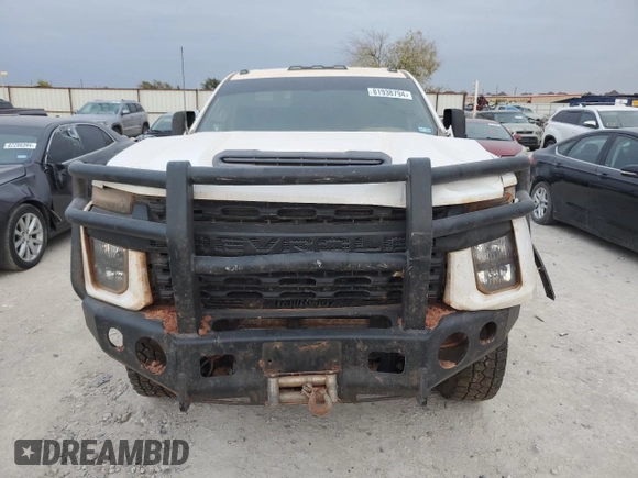 2020 Chevrolet Silverado 3500HD Work Truck with VIN 1GC4YSE71LF259223, listed as a Copart auction lot 81938794 with 0 mi miles and Salvage Title. Bid and sale history available at carsss.com. Image 5.