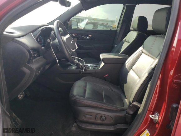 2022 Chevrolet Traverse RS with VIN 1GNERJKW9NJ136221, listed as a Copart auction lot 83496934 with 61,538 mi miles and Salvage Title. Bid and sale history available at carsss.com. Image 7.