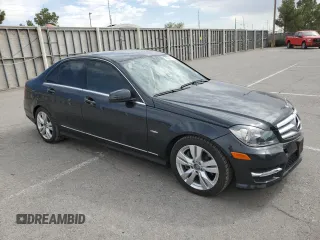 2012 Mercedes-Benz C 350 Sport with VIN WDDGF5HB2CR213828, listed as a Copart auction lot 76286344 with 32,985 mi miles and Salvage Title. Bid and sale history available at DreamBid. Image 4.