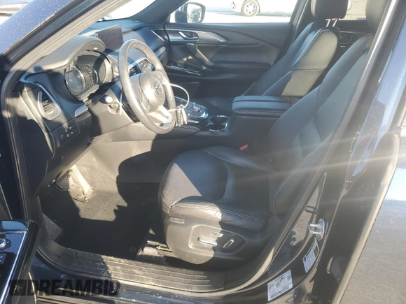 2021 Mazda CX-9 Carbon Edition with VIN JM3TCBDY3M0520450, listed as a Copart auction lot 42595065 with 40,434 mi miles and Salvage title. Bid and sale history available at DreamBid. Image 7.