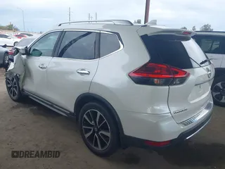 2017 Nissan Rogue SL with VIN JN8AT2MT7HW143035, listed as a IAAI auction lot 41771987 with 77,696 mi miles and . Bid and sale history available at DreamBid. Image 3.