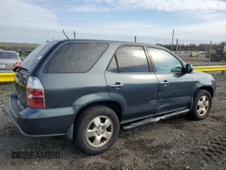 2004 Acura MDX with VIN 2HNYD18214H541850, listed as a Copart auction lot 52485625 with 223,024 mi miles and Salvage Title. Bid and sale history available at carsss.com. Image 3.