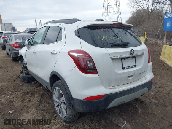 2020 Buick Encore Preferred with VIN KL4CJASBXLB328978, listed as a IAAI auction lot 41706306 with 31,121 mi miles. Bid and sale history available at carsss.com. Image 3.