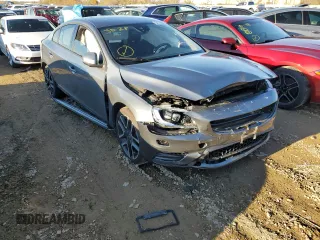 2018 Volvo S60 Dynamic with VIN YV140MTL7J2453501, listed as a Copart auction lot 64779842 with 0 mi miles. Bid and sale history available at carsss.com. Image 1.