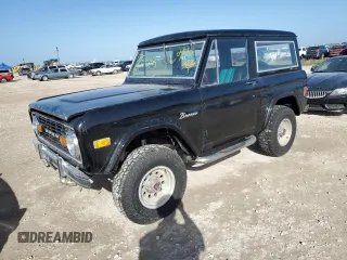 1977 Ford Bronco z VIN U15GLZ00328, wystawiony jako Copart lot #75642474 z przebiegiem Nie podano mil oraz Szkoda całkowita • Salvage title. Historia ofert i sprzedaży dostępna na DreamBid. Obrazek 1.