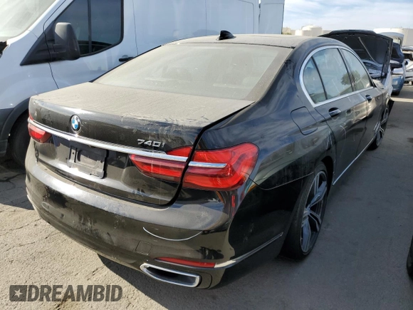2016 BMW 7 Series 740i with VIN WBA7E2C56GG547453, listed as a Copart auction lot 67875632 with 92,588 mi miles. Bid and sale history available at carsss.com. Image 3.