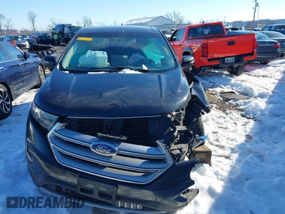2015 Ford Edge Titanium with VIN 2FMTK4K93FBB61357, listed as a IAAI auction lot 41349092 with 290,055 mi miles. Bid and sale history available at carsss.com. Image 12.