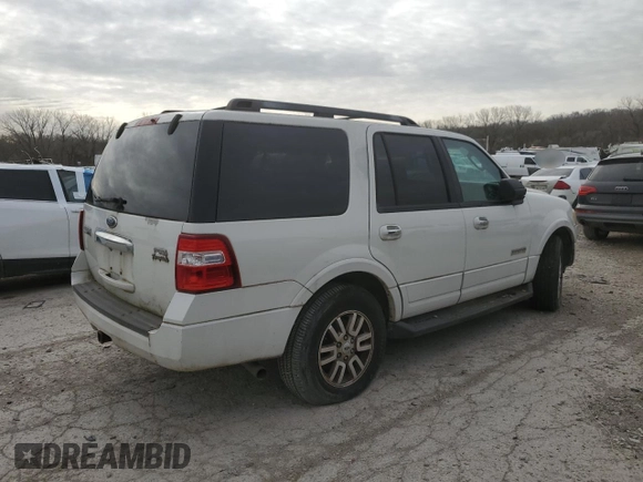 2008 Ford Expedition SSV with VIN 1FMFU16558LA64368, listed as a Copart auction lot 50095805 with 202,813 mi miles and Clean title. Bid and sale history available at DreamBid. Image 3.