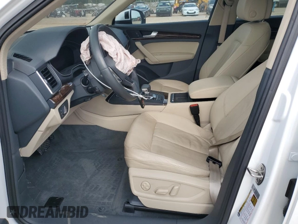 2018 Audi Q5 Premium Plus with VIN WA1BNAFY5J2106151, listed as a Copart auction lot 56980425 with 99,039 mi miles and Salvage title. Bid and sale history available at DreamBid. Image 7.