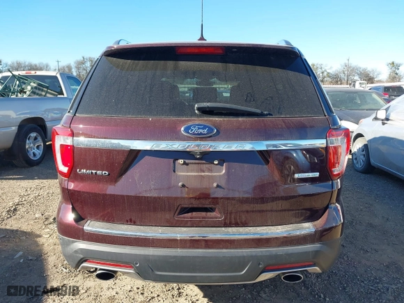 2018 Ford Explorer Limited with VIN 1FM5K7FH5JGB07443, listed as a IAAI auction lot 41251705 with 59,764 mi miles. Bid and sale history available at carsss.com. Image 17.