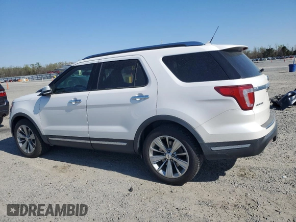 2018 Ford Explorer Limited with VIN 1FM5K7F80JGC22158, listed as a Copart auction lot 50599745 with 79,486 mi miles and Salvage Title. Bid and sale history available at carsss.com. Image 2.