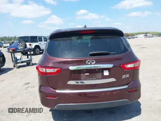 2013 Infiniti JX35 with VIN 5N1AL0MM6DC332579, listed as a IAAI auction lot 42138584 with 137,046 mi miles and . Bid and sale history available at DreamBid. Image 16.