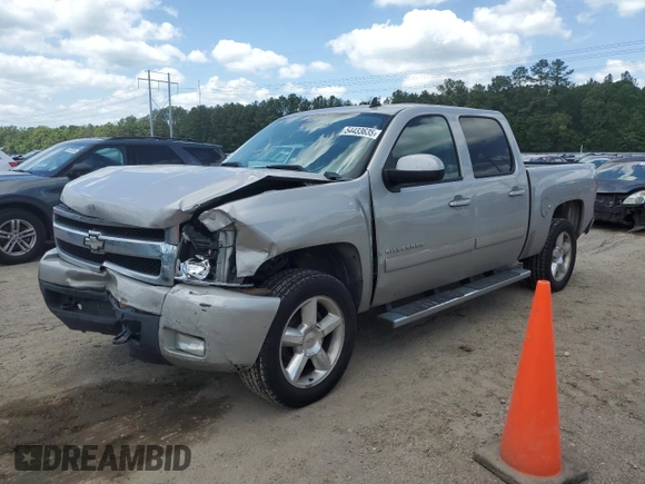 2008 Chevrolet Silverado 1500 LTZ with VIN 3GCEC13J48G218442, listed as a Copart auction lot 54433635 with 226,052 mi miles and Salvage Title. Bid and sale history available at DreamBid. Image 1.