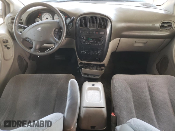 2005 Dodge Caravan SXT with VIN 2D4GP44L65R120861, listed as a Copart auction lot 57040565 with 244,971 mi miles and Salvage title. Bid and sale history available at DreamBid. Image 8.