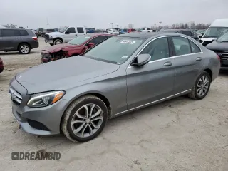 2015 Mercedes-Benz C-Class C 300 Luxury with VIN 55SWF4KB0FU035497, listed as a Copart auction lot 44947535 with 96,881 mi miles and Salvage Title. Bid and sale history available at carsss.com. Image 1.