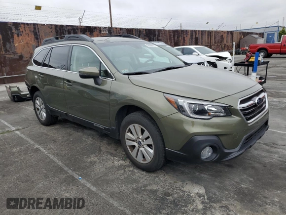 2019 Subaru Outback Premium with VIN 4S4BSAFC9K3355384, listed as a Copart auction lot 59056395 with 42,449 mi miles and Salvage title. Bid and sale history available at DreamBid. Image 4.