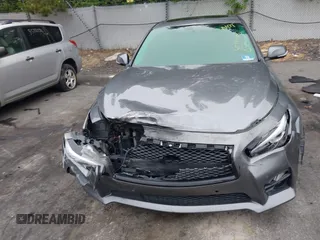 2017 Infiniti Q50 Premium with VIN JN1EV7AP5HM730036, listed as a IAAI auction lot 42477106 with 72,014 mi miles and . Bid and sale history available at DreamBid. Image 12.