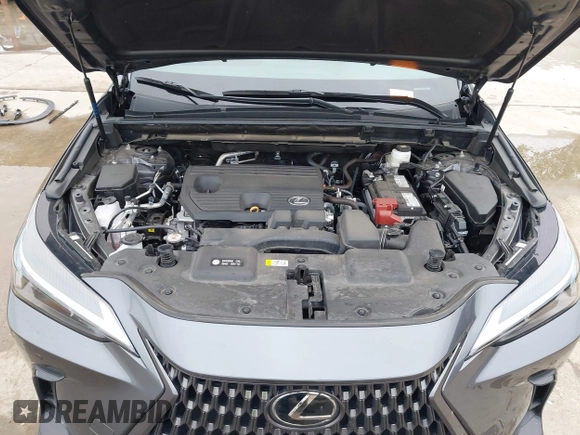 2024 Lexus NX 250 Premium z VIN 2T2GDCAZ7RC015465, wystawiony jako IAAI lot #42171196 z przebiegiem 14 322 mil mil oraz . Historia ofert i sprzedaży dostępna na DreamBid. Obrazek 10.
