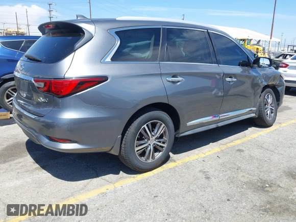 2018 Infiniti QX60 with VIN 5N1DL0MN8JC517525, listed as a IAAI auction lot 41993307 with 38,130 mi miles and . Bid and sale history available at DreamBid. Image 4.