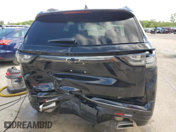 2021 Chevrolet Traverse Premier with VIN 1GNERKKW6MJ238743, listed as a Copart auction lot 57995125 with 61,096 mi miles and Salvage title. Bid and sale history available at DreamBid. Image 6.
