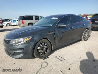 2016 Kia Optima EX with VIN 5XXGU4L34GG004447, listed as a Copart auction lot 48028075 with 151,261 mi miles and Salvage Title. Bid and sale history available at carsss.com. Image 1.
