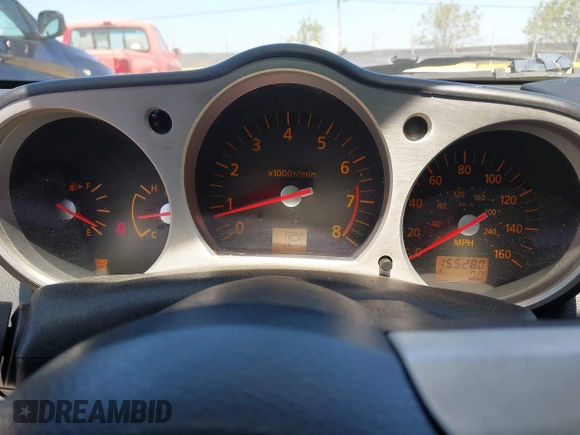 2005 Nissan 350Z Touring with VIN JN1AZ34E85M651414, listed as a IAAI auction lot 42078892 with 155,280 mi miles. Bid and sale history available at carsss.com. Image 7.