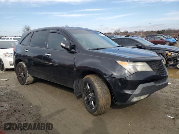 2008 Acura MDX Tech/Pwr Tail Gate with VIN 2HNYD28668H555807, listed as a Copart auction lot 44427515 with 191,855 mi miles and Clean Title. Bid and sale history available at carsss.com. Image 4.
