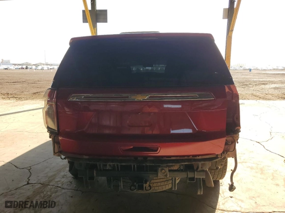 2023 Chevrolet Tahoe LS with VIN 1GNSKMKD0PR368749, listed as a Copart auction lot 75498624 with 25,150 mi miles and Salvage Title. Bid and sale history available at carsss.com. Image 6.
