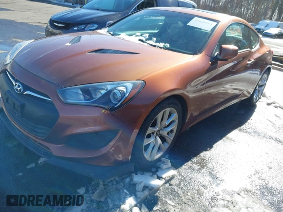 2013 Hyundai Genesis Coupe R-Spec with VIN KMHHT6KD2DU084006, listed as a IAAI auction lot 41630418 with 87,605 mi miles and . Bid and sale history available at DreamBid. Image 2.